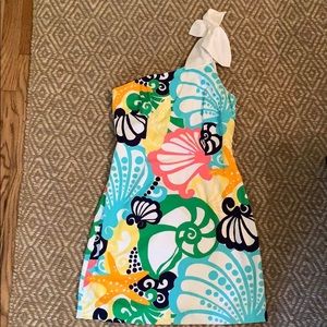Lilly Pulitzer one shoulder dress